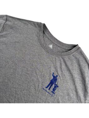 Disney Men’s Cotton Blend 50th Anniversary Partners Statue T-Shirt Gray • XL